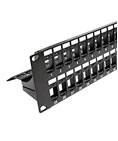 DRS-P03-48-BK(48 Ports Blank Feed-Thru Panel)
